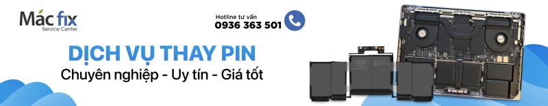 Dịch Vụ Thay Pin Macbook Uy Tín Tại Mfix