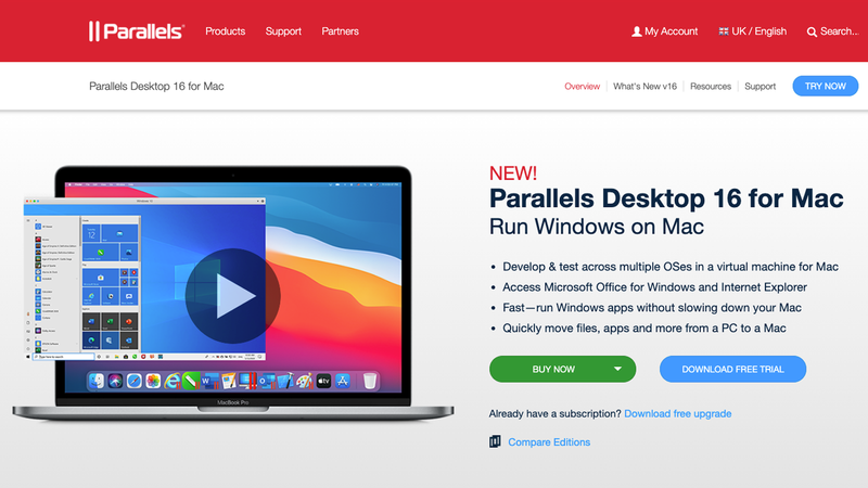 Can i run older versions on macOS on M1 Macs? : Parallels