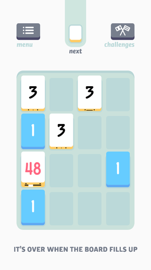 threes big number down